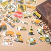 110PCS Construction Stickers Truck Stickers Vehicle Truck Stickers Decals Transportation