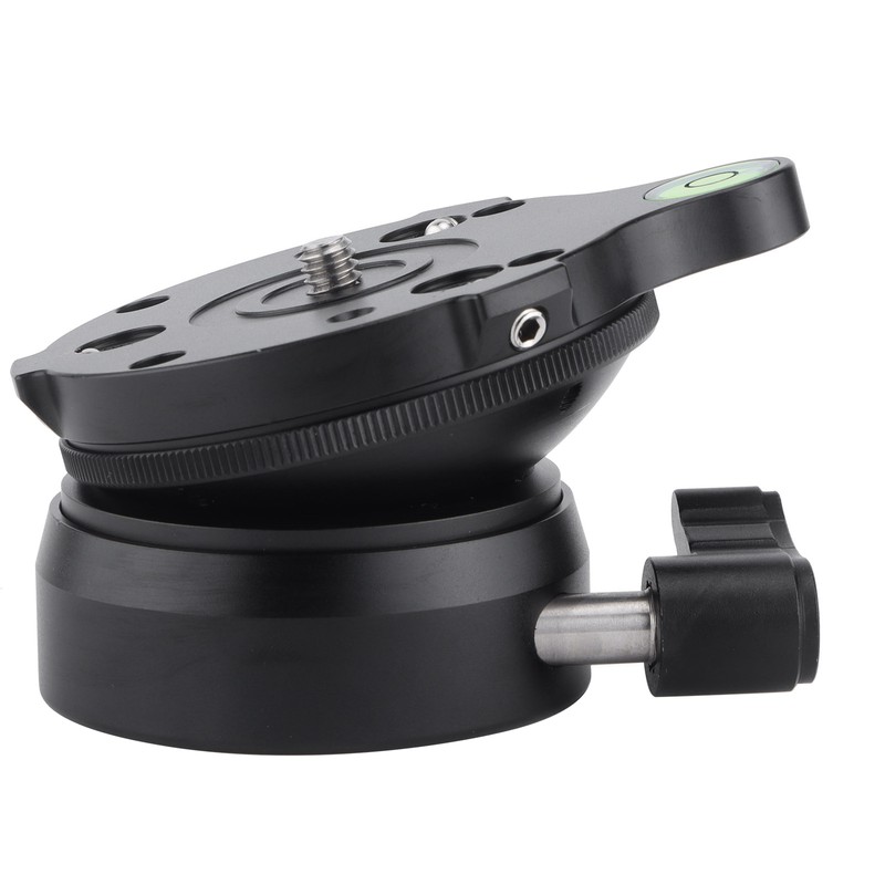 Tripod Head DY‑60N Tripod Leveling Base Leveler Adjusting Plate for