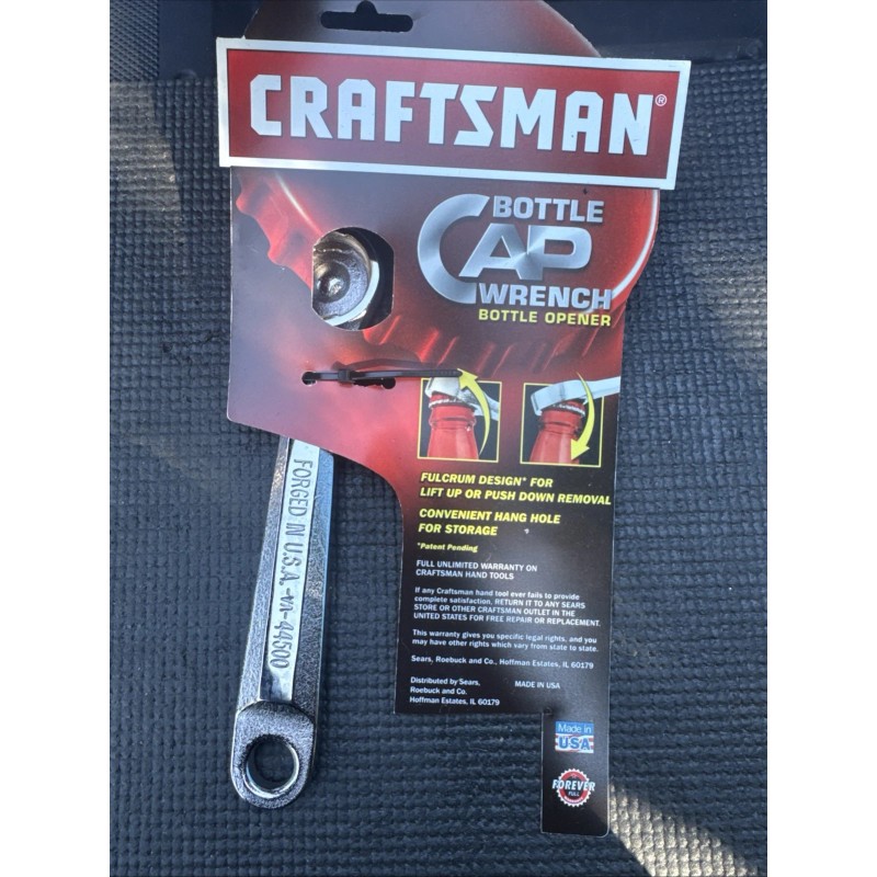 Craftsman USA MADE VERSION SEARS Craftsman Bottle Cap Wrench Bottle