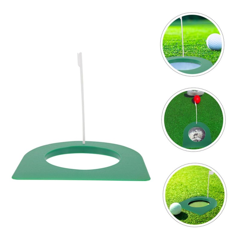 WOONEKY Refine Your Game 3pcs Golf Putting Cup Flag Set