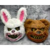 Mascaras Halloween De Conejo Y Oso Sangriento Miedo Fiesta
