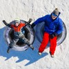 Spyder Rush Snow Tube - Durable Inflatable Snow Tubing Chariot