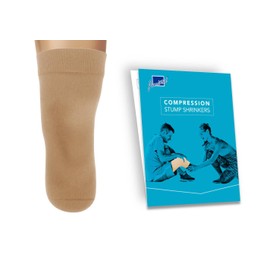 JianiMed Prosthetic Stump Shrinkers–Below Knee, 45cm, Compression, Amputee Socks, 20-30, Daily use, Taiwan Excellence XS