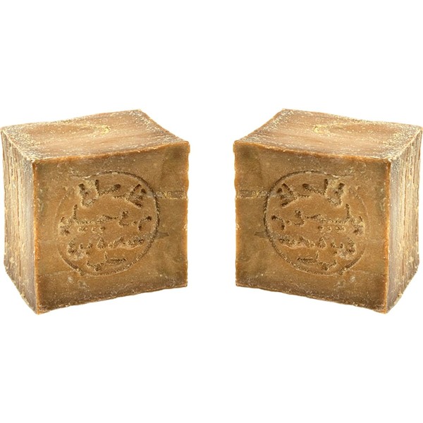 d'moRe 2 x Certified Classic Aleppo Soap 40% Laurel Oil 60% Olive Oil Matured 6 Years Solid Soap Shower Soap Hair Wash Soap Hair Soap 2 x 200 g Introduction Offer