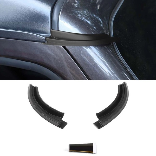 Savadi 2X Water Rain Gutter Extension Accessories For Jeep Wrangler