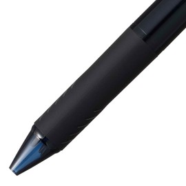 Mitsubishi Pencil SXE450007T.24 4 Color Ballpoint Pen, Jet Stream, 0.7 Transparent Black, Easy to Write