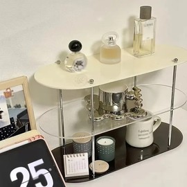 Acrylic Desktop Organizer – 3 Layer Display Shelf, Perfume Jewelry Storage Rack