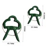 Totority 40pcs Plant Support Clips Flower Lever Loop Clips for
