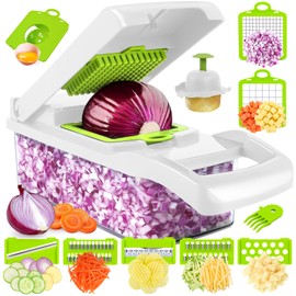 MAIPOR Vegetable Chopper - Multifunctional 15 in 1 Professional Food Chopper - Dicer, Cutter, Egg Slicer