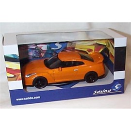 Solido NI'SS'AN skyline GT-R in Orange vehicle 1:43 scale diecast model