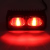 Double Lens LED Forklift Safety Light Robust High Brightness Straight