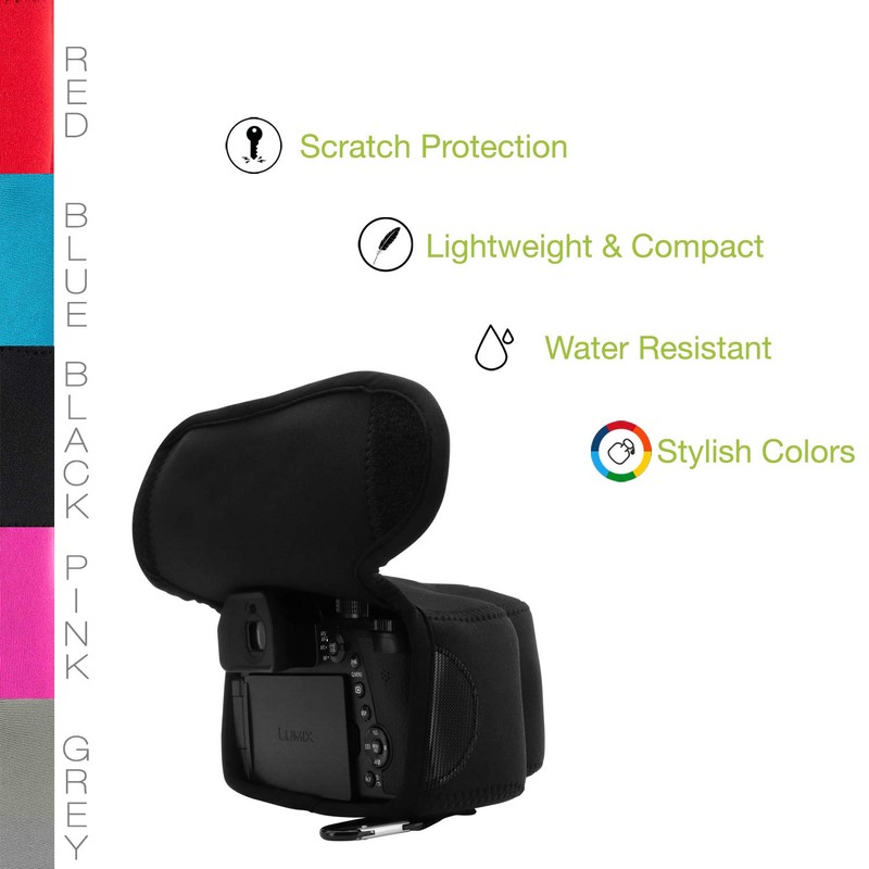 MegaGear MG1687 Ultra Light Neoprene Camera Case compatible with Panasonic