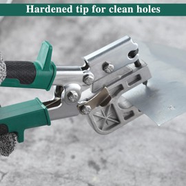 LEONTOOL Metal Stud Crimper 10 Inches Punch Lock Crimper Stud Crimper Pliers Drywall Tools, Punch Lock Framing Fastening Crimping Hand Tool for Most Gypsum Board Work Decoration Projects