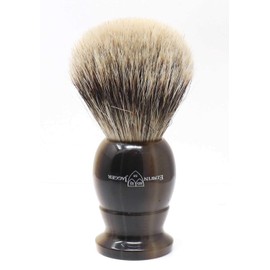 Ex Large Horn Best Badger Brush + Stand