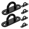 GRIRIW 6Pcs Heavy Duty Stainless Steel U Hooks for Ceiling