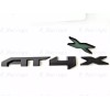 GMC 1PC Matte Black Front Grill AT4X OVERLAY Emblems 2023-2024