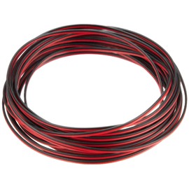 Kyowa Harmonet Thin Diameter 2 Core Parallel Line KFC 0.1SQ X 2C 5m Red/Black