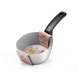 Moneta Innova Casseruola 1m 16cm, rivestimento naturale FineGres (NO PFAS), anche per induzione, 100% Made in Italy
