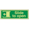 V Safety Glow In The Dark Slide To Open (Left)
