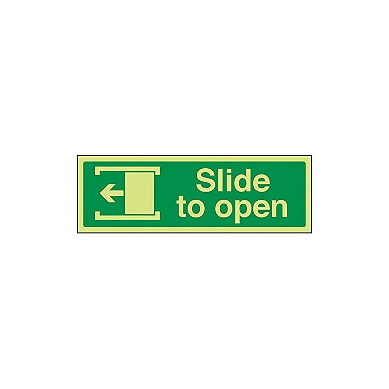 V Safety Glow In The Dark Slide To Open (Left)