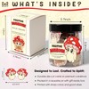 Mushroom Gifts for Women - 60 Positive Mushroom Cards Jar,