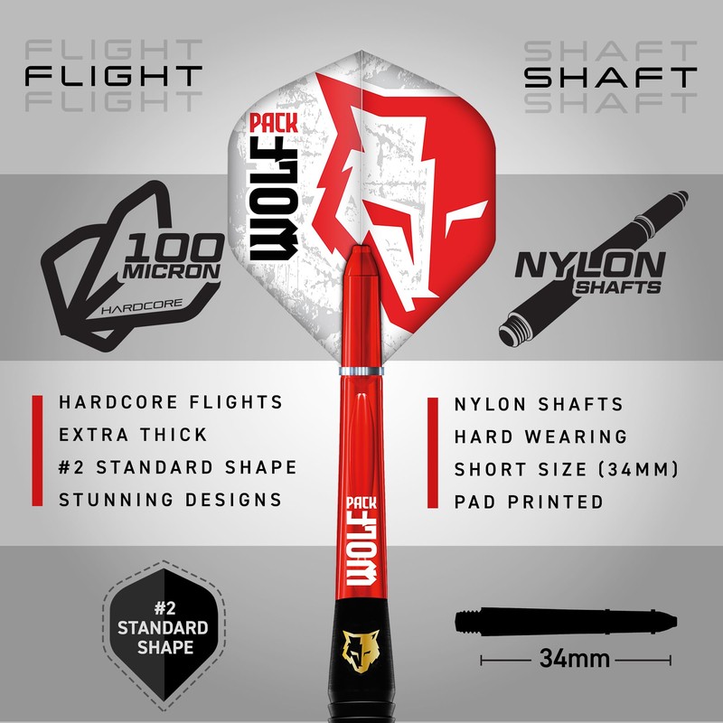 RED DRAGON Wolf Pack 18g Barrel 20g Full Weight Softip
