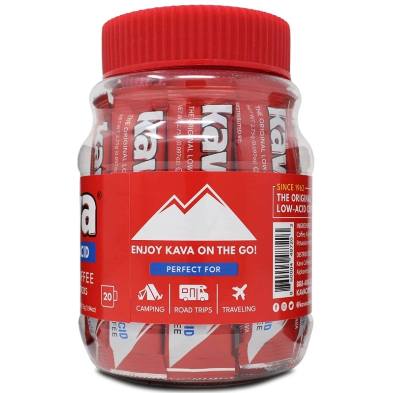 The Original Low Acid Instant Coffee Single Serve Stick Packets