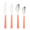 Grunwerg 24BX4312PU 26 Piece Cutlery Set, Stainless Steel, Coral