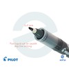 2.0mm Fiber Soft Tip PILOT BLACK V Sign Pen Smooth
