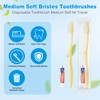 Disposable Toothbrush with Toothpaste Set, Individually Wrapped Soft Bristles Travel