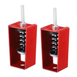 PATIKIL 165lbs Capacity Spring Vibration Isolator, 2 Pack Shock Absorber Shockproof Damping Hanger Anti Vibration for HVAC Air Conditioner Air Handling Units