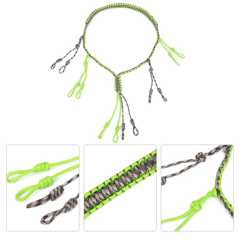 Outdoor Hunting Accessory Duck Call Lanyard Paracord Knitting Necklace Wildfowl
