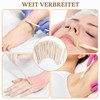Lotbun 200 x Simple Wooden Spatulas for Eyebrows, Pack of