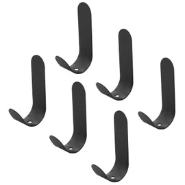 EASYKEENECOM Umfangreiches Set: Das Set enthält 6 schöne schwarze Edelstahl Klebehaken Extra Stark. Die ausreichende Anzahl macht sie perfekt für tägliche Aufbewahrungsherausforderungen.