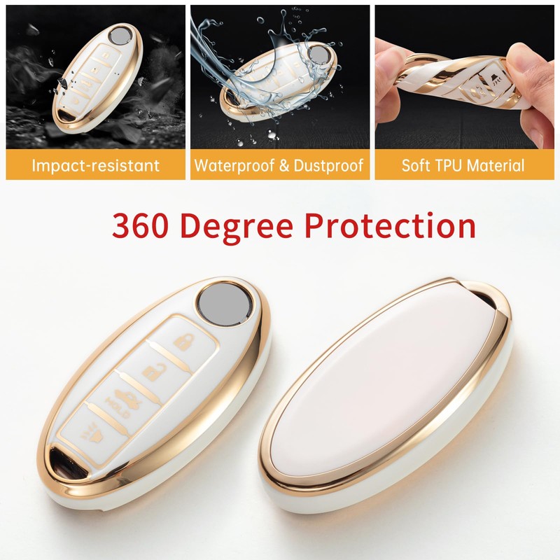 Gematay - Funda para llave Nissan compatible con Nissan Altima