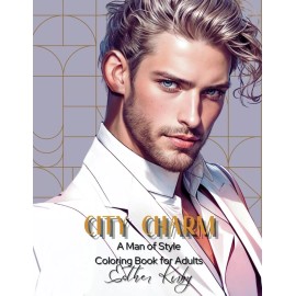 Handsome Men Coloring Book - City Charm