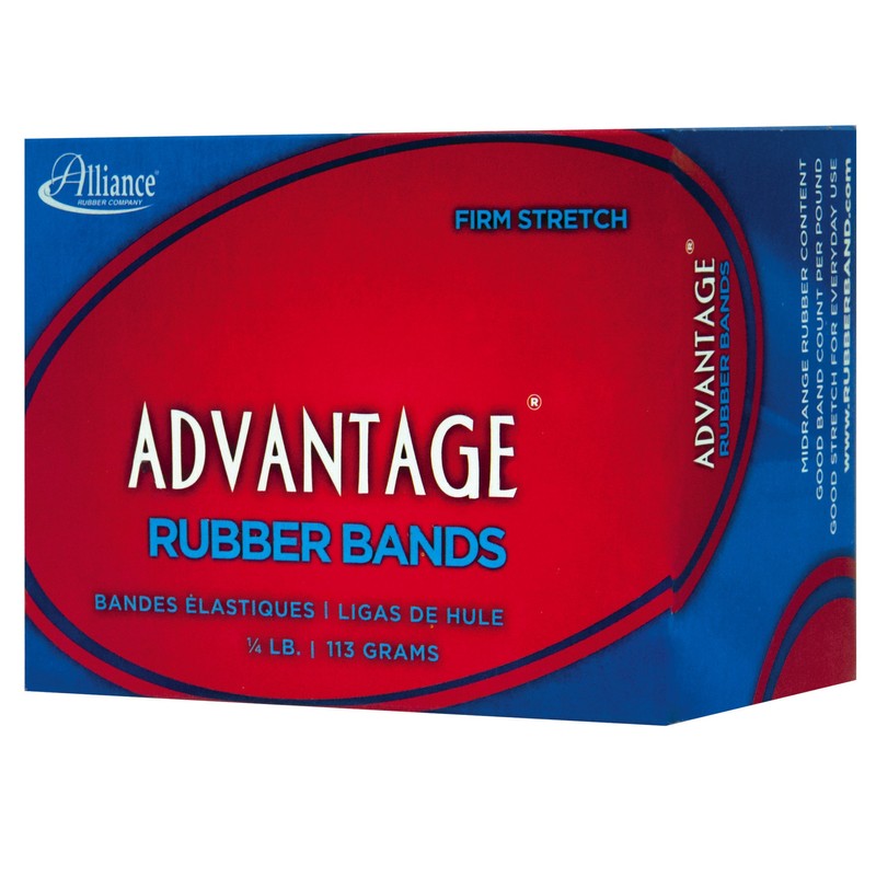 Alliance Rubber 26649 Advantage Rubber Bands Size #64, 1/4 lb