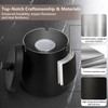 Alyvisun Desktop Trash Container Tray, Stainless Steel Desk Ash Can
