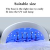 ZOQINI 2Set Acrylic Nail Stands with 42pcs Reusable Putty Metal