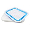 SAMMART Collapsible Dish Drainer with Tray - Foldable Drying Rack