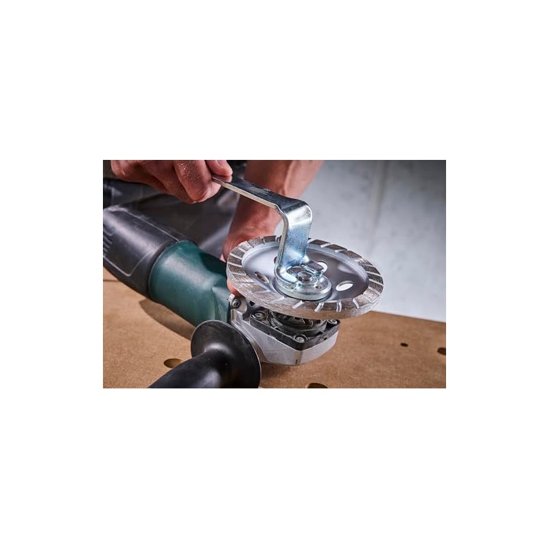 Wolfcraft 2458000 35mm Flange Spanner Cranked for Angle Grinder