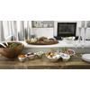 Nambé Triple Condiment Server – Alloy Trio Dish for Sauces,