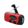 Emergency Hand Crank Radio with LED Flashlight, Portable Weather Radio