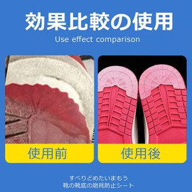 [Friendship] 3 Pairs 6 Pieces Heel Protector, Heel Guard, Sneakers, Heel Sole, Repair, Shoe Guard, Prevents Wearing, Anti-Slip, Cracking, Waterproof, Protection, Sole Guard, Protection for AJ1, Heel Plus, Sole Repair Kit, clear