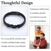 EPVID Son Gifts, Leather Bracelet for Son from Mum Dad,