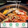 M METERXITY 3 Pcs Korean and Japanese BBQ Tongs 10