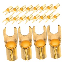 KICHOUSE Car Audio Connectors Terminal Blocks Pcs U-Shaped Speaker Terminals for Subwoofer Enhanced Sound Transmission