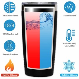 Hair Stylist Coral Edition Ringneck Tumbler 20oz - Hair is Your Crowning Glory - Hair Stylist Gift Beautician Hairdresser Salon Barber Hairdo Cosmetoloist Scissors Blower