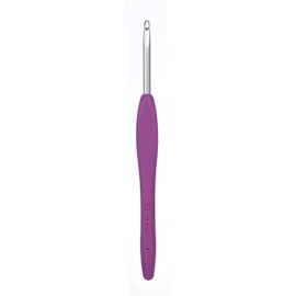 Clover 1045/G Purple Amour Crochet Hook, Size G, 4.0mm