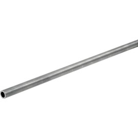 Unpolished (Mill) 1008-1010 Steel Round Tube, 1" Outer Diameter, 0.083" Wall Thickness, 0.8340" Inner Diameter, 4' Length